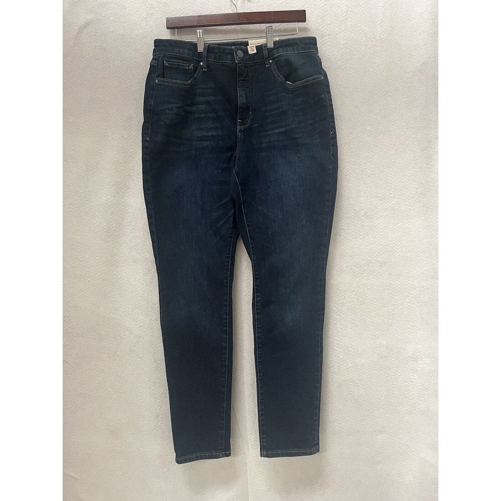 ANA A New Approach High Rise Curvy Slim Skinny Blue Jeans Womens Sz 16 NEW TAGS